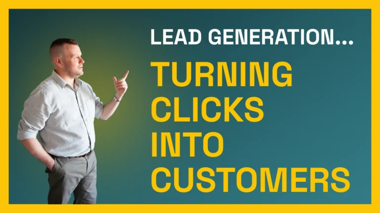 Lead generation for small business owners, turning clicks into customers.