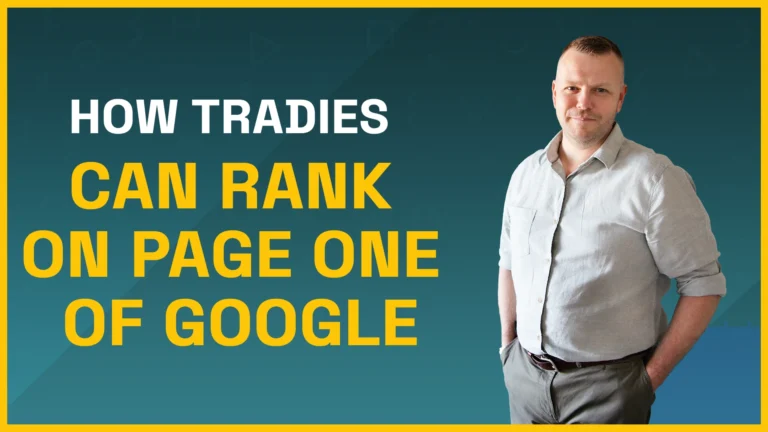 How Tradies Can Rank on Page One of Google